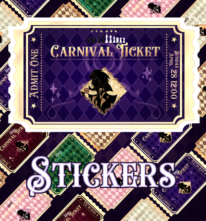 Stickers - Carnival Tickets Series 1