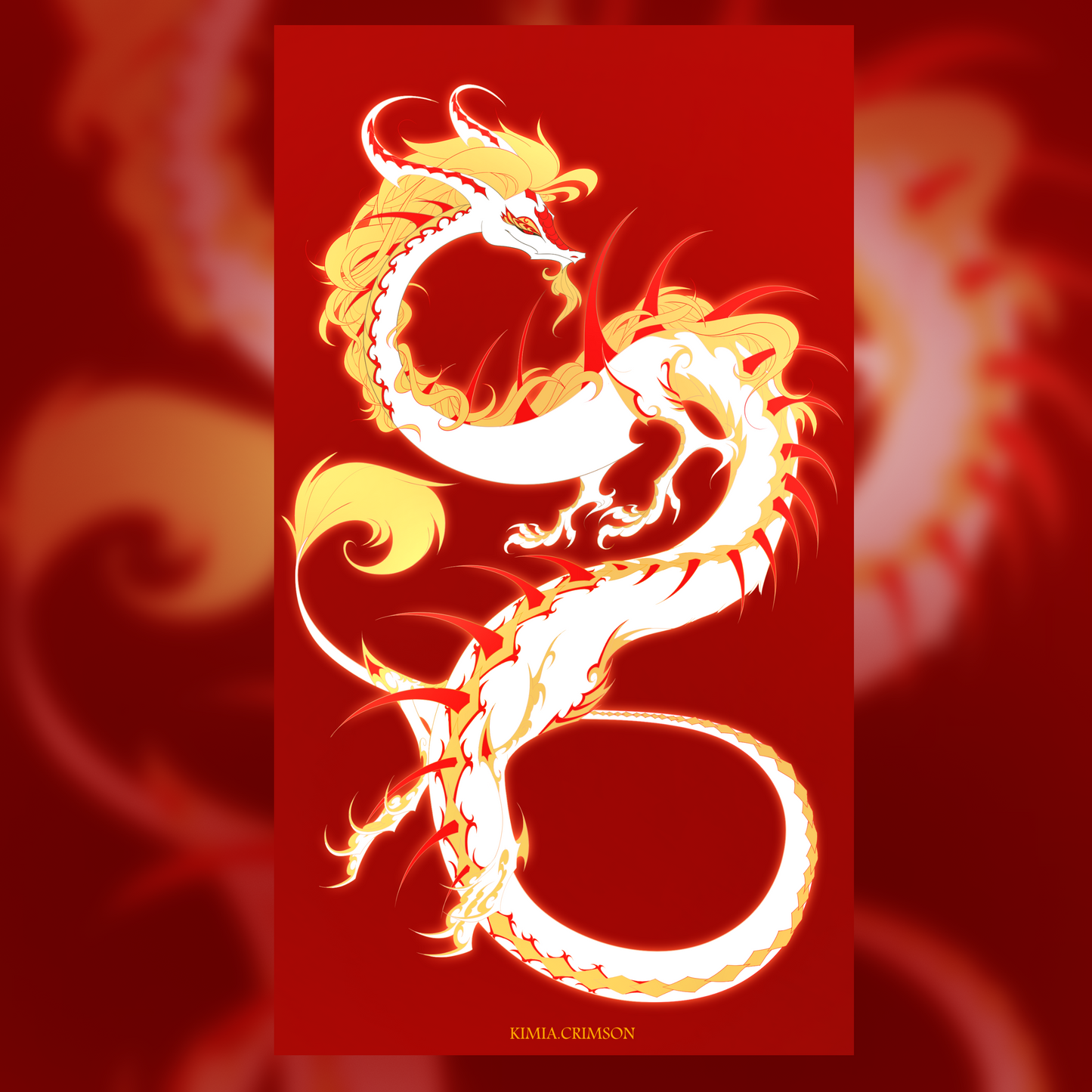 PRINT - Golden Dragon